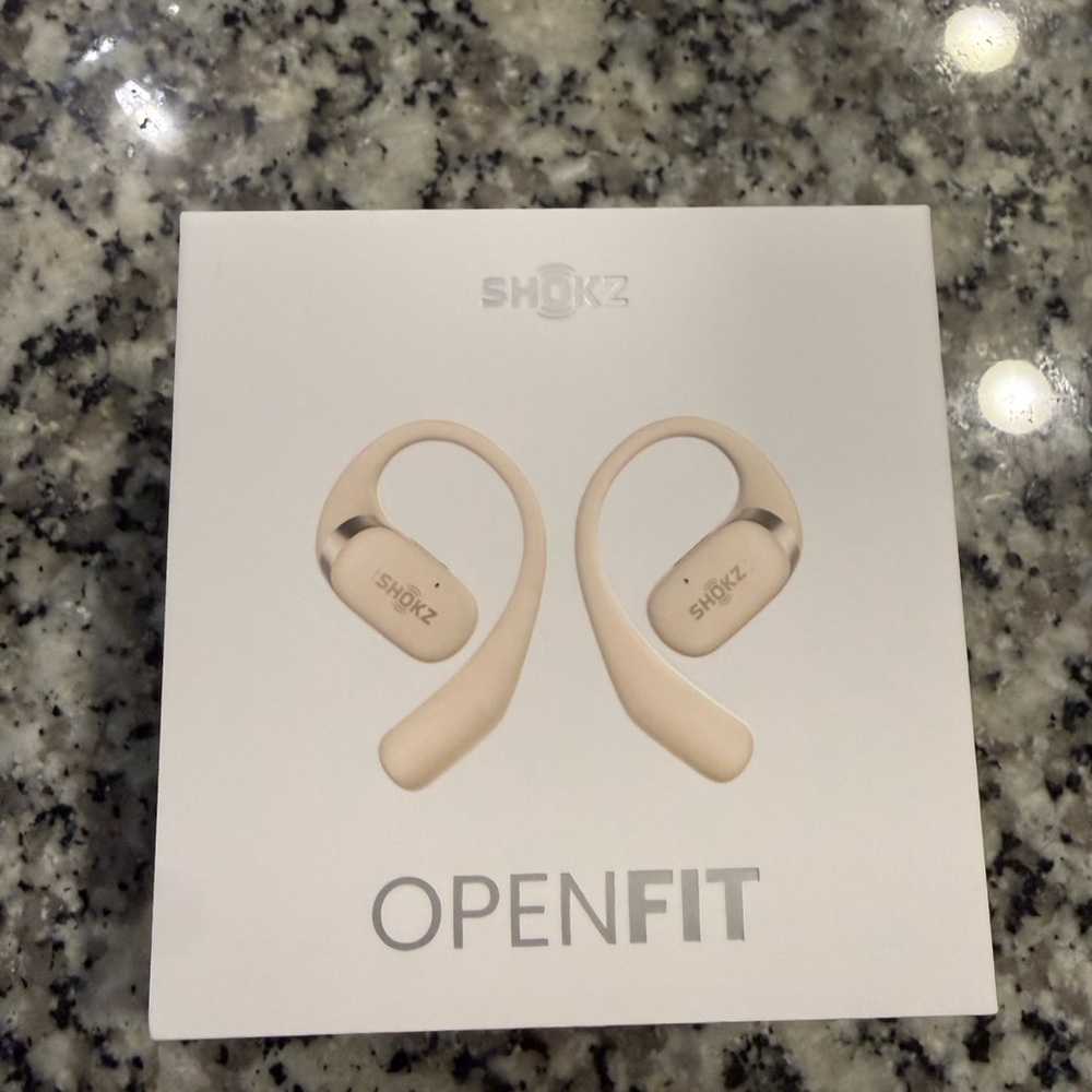Shokz OpenFit On-Ear Headphones - Cream
